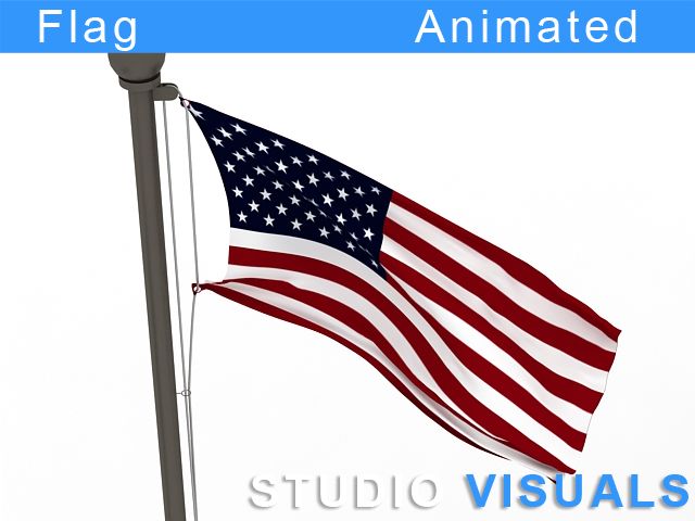 Flag 3d model