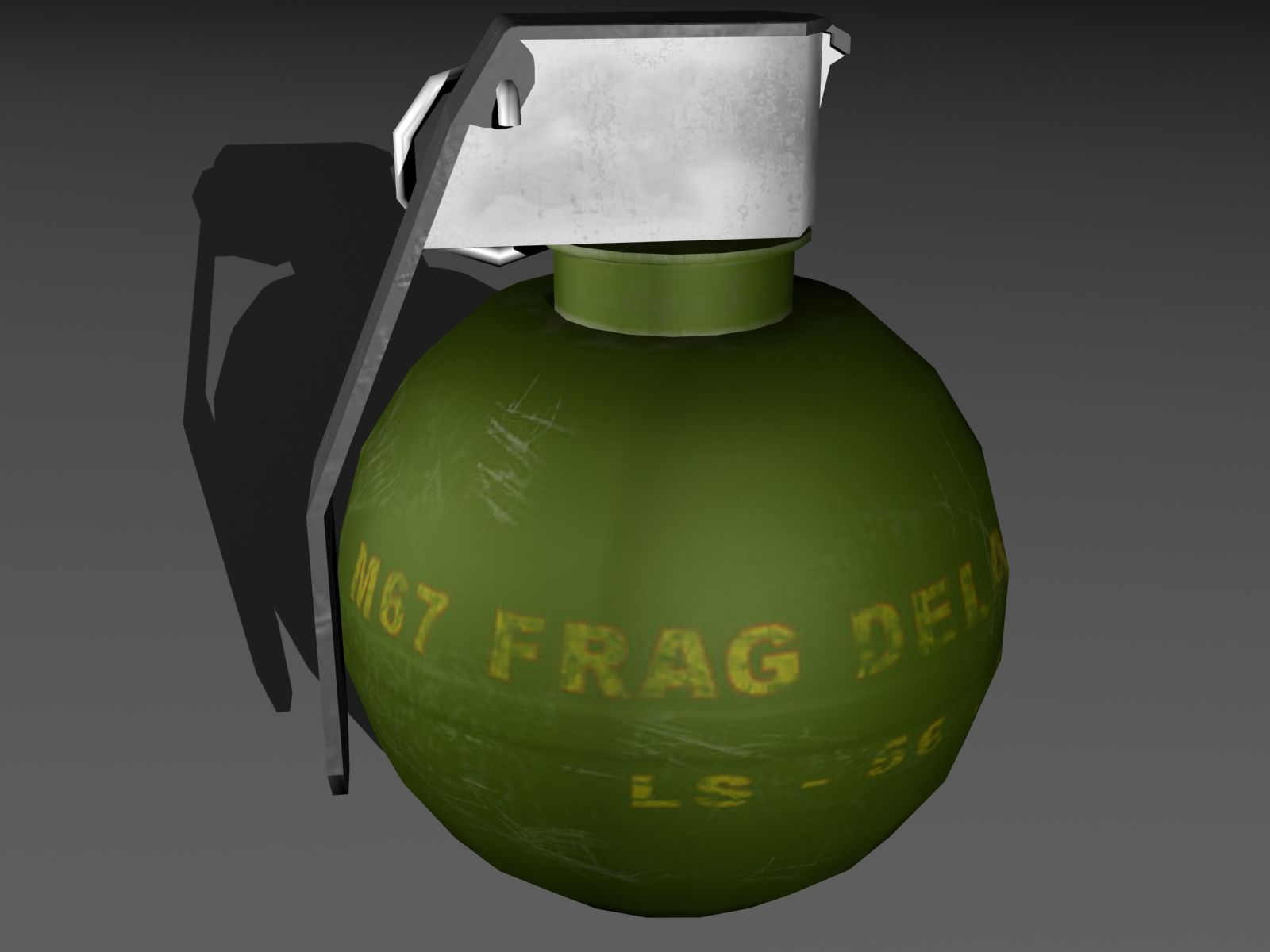 M67 Frag Grenade 3d model