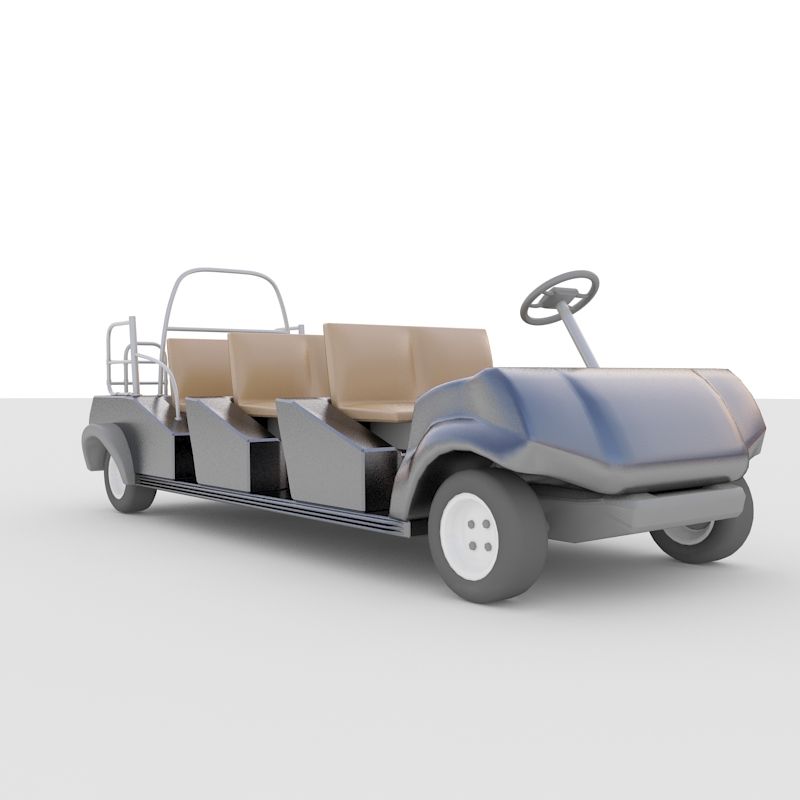 Carrello Club Aeroporto 3d model