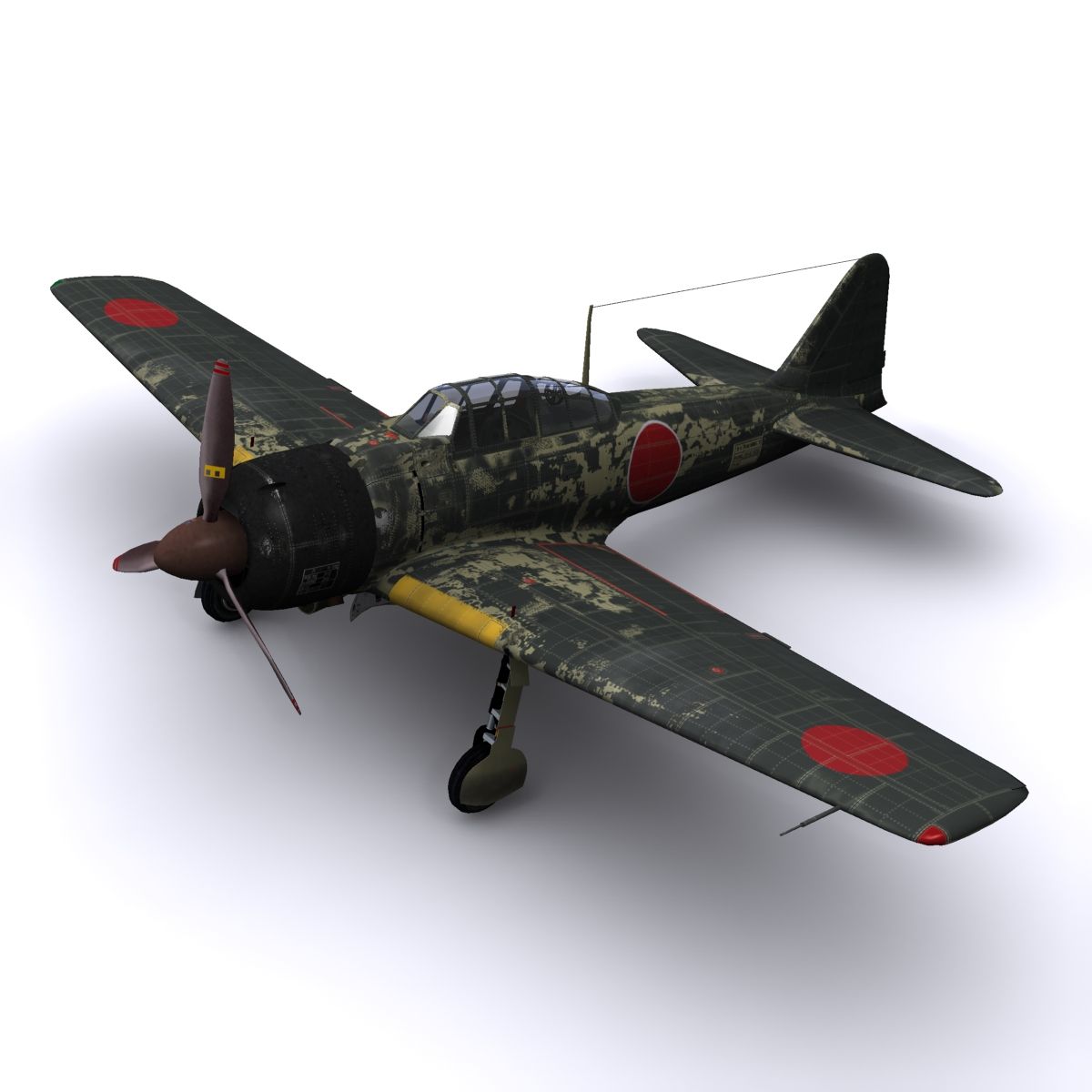 A6M3零戦-251国体 3d model