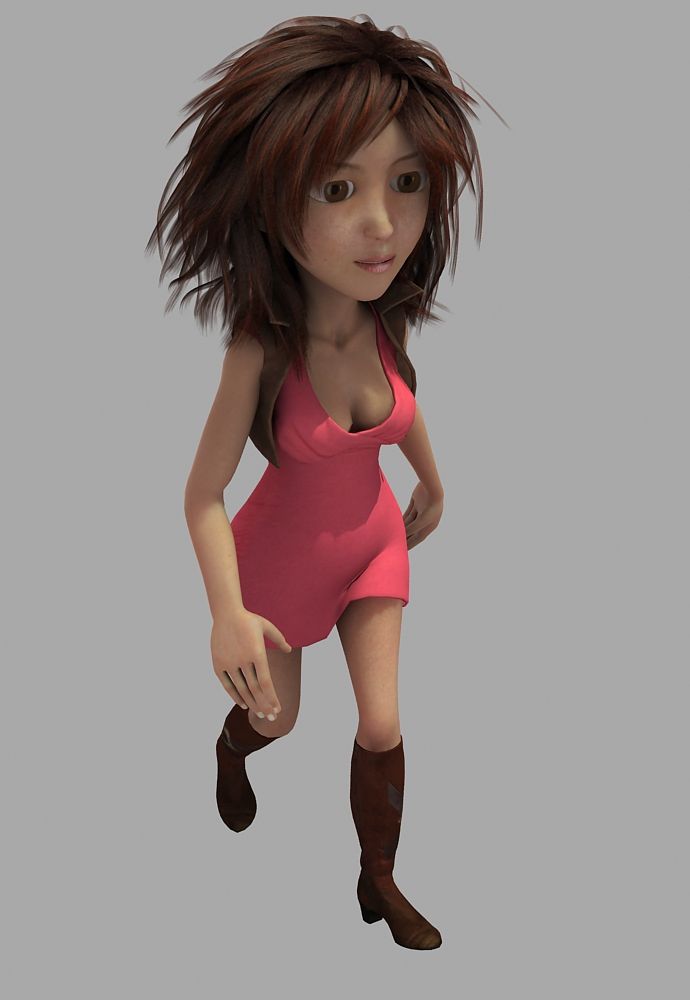 Lilu royalty-free 3d model - Preview no. 3