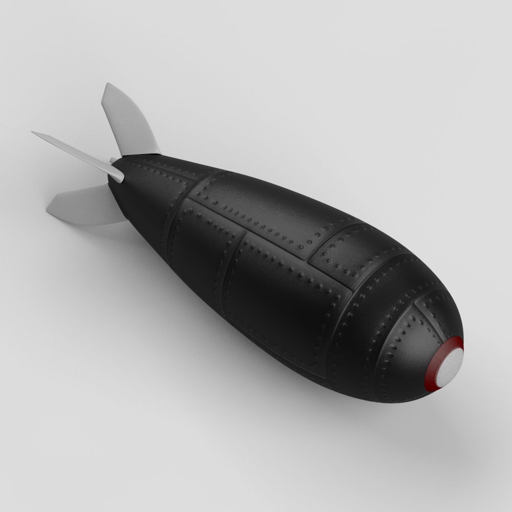 Cartoon Bomb 3d model