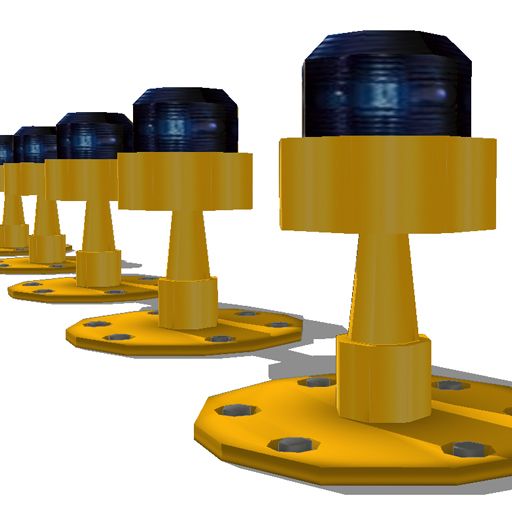 Taxiway Edge Light 3d model