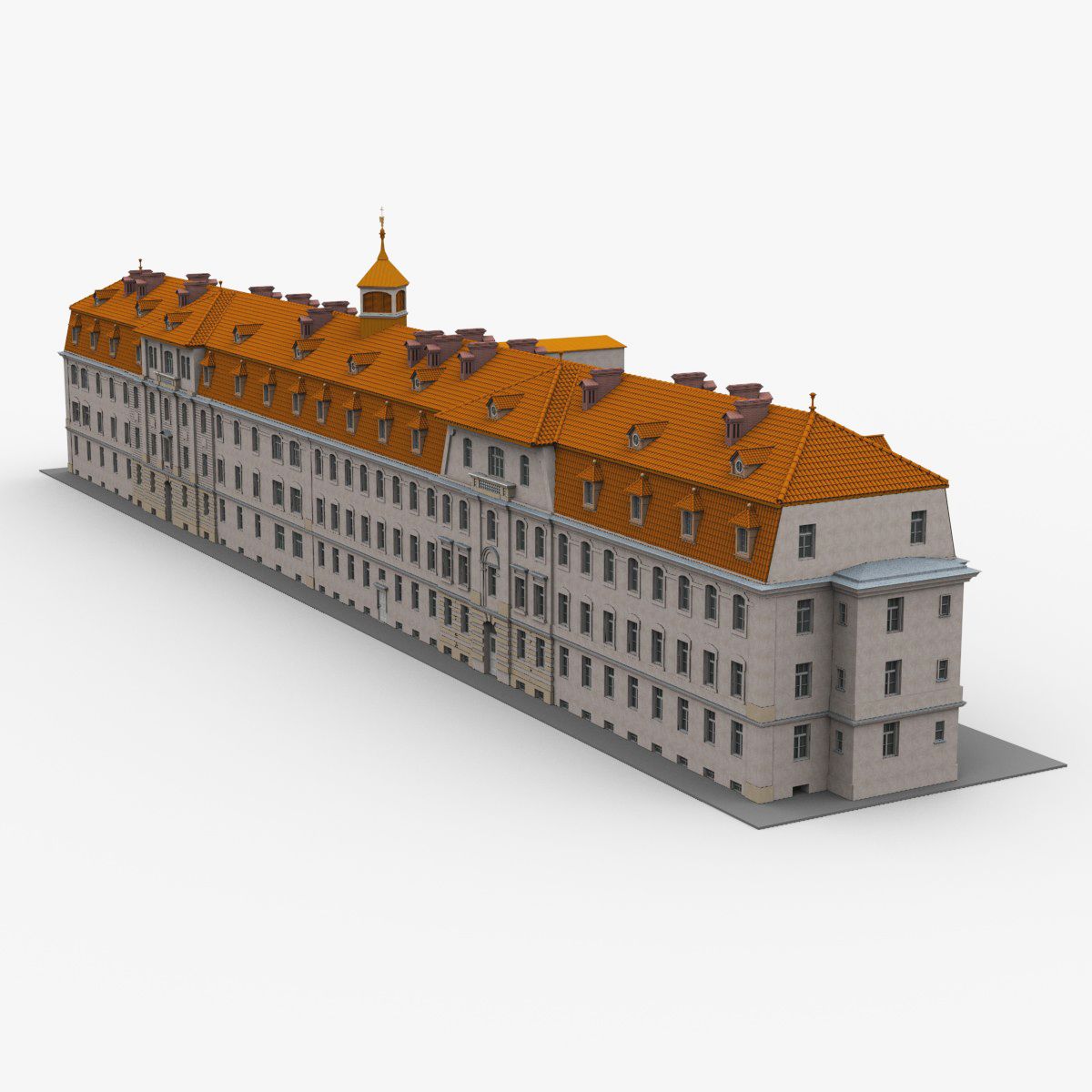 European building 3d model