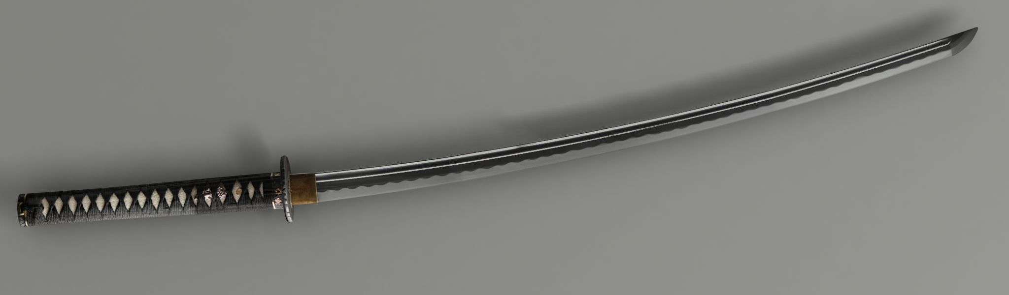 Chikurin Katana royalty-free 3d model - Preview no. 7