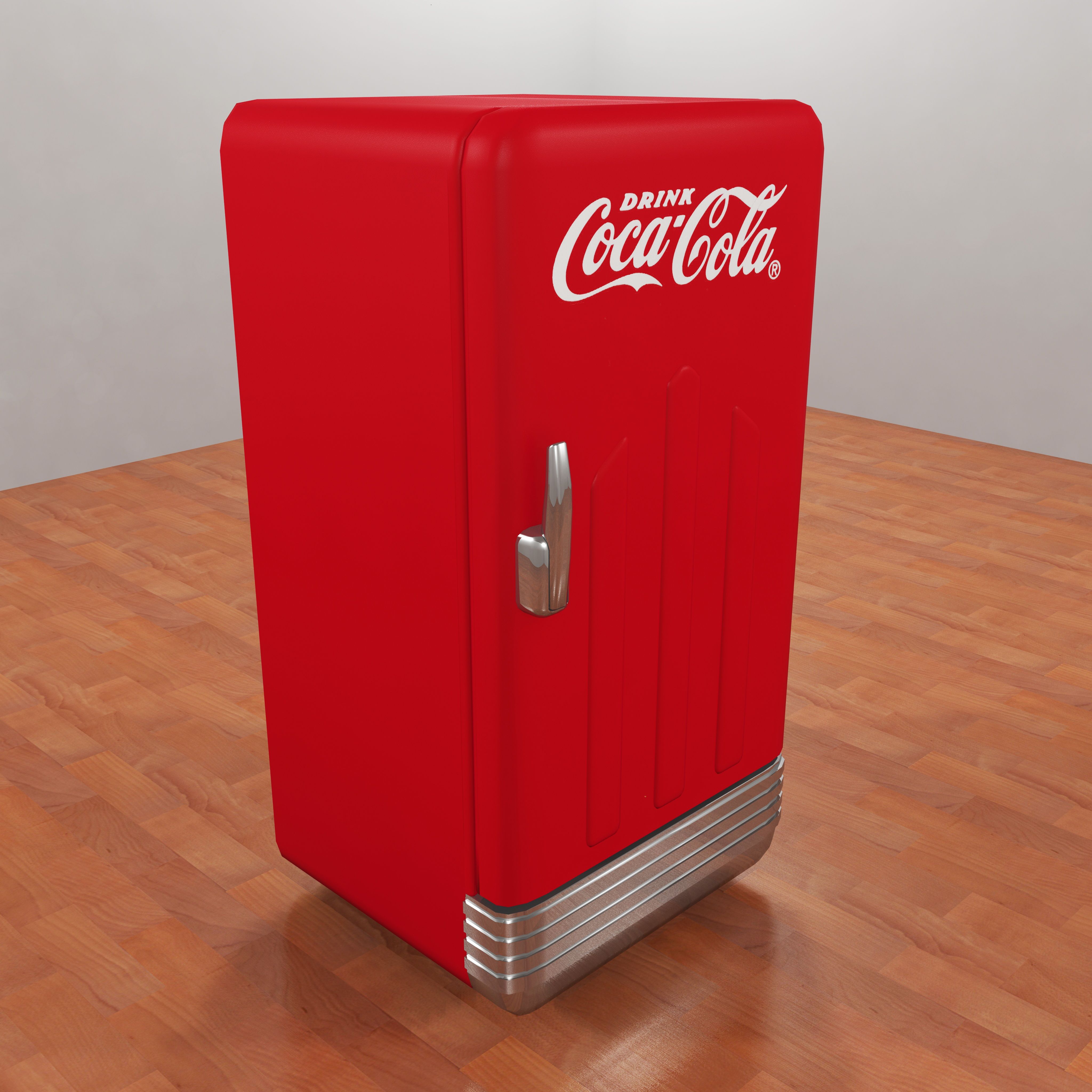 Coca-Cola Холодильник 3d model