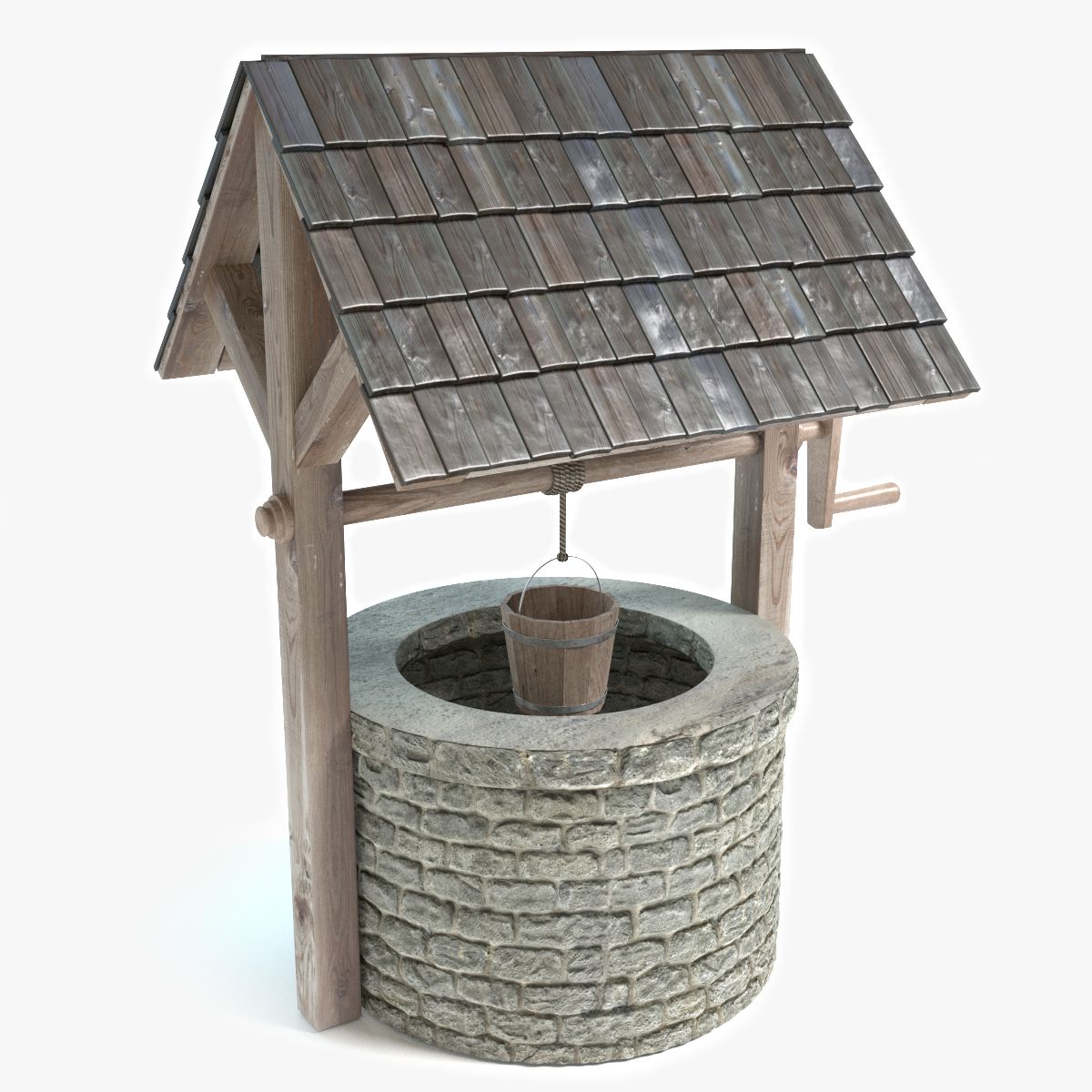 Medieval Well 3d model