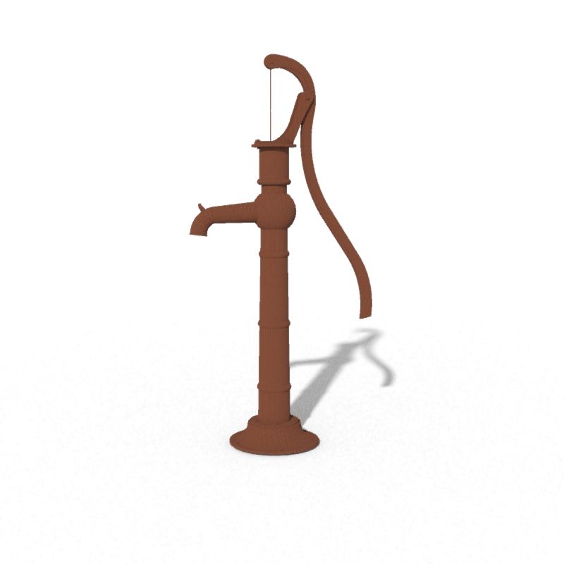 Waterpomp Oude Roestig 3d model