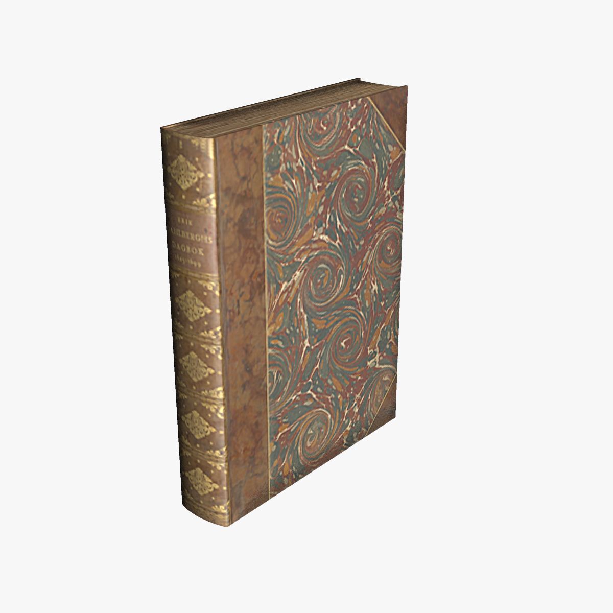 Boek oud 3d model