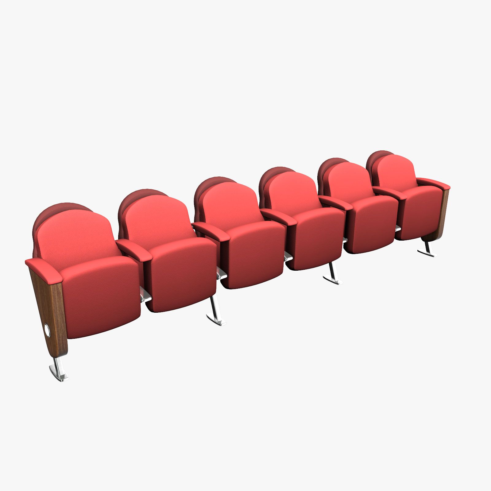 Cinema seats 3d model