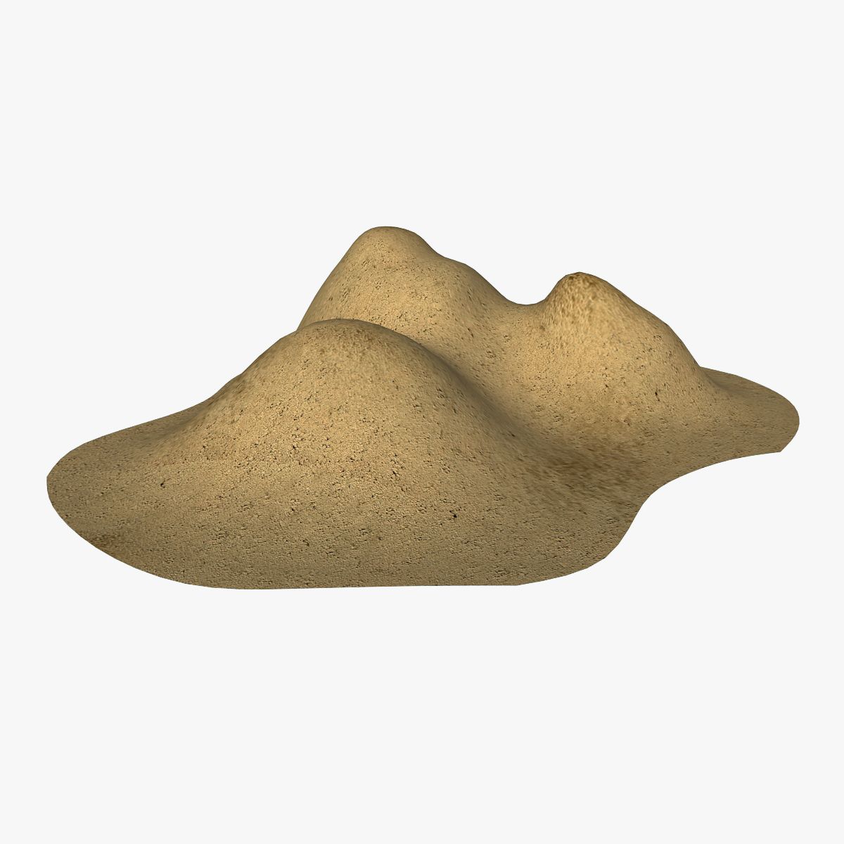 mucchio di sabbia 3d model