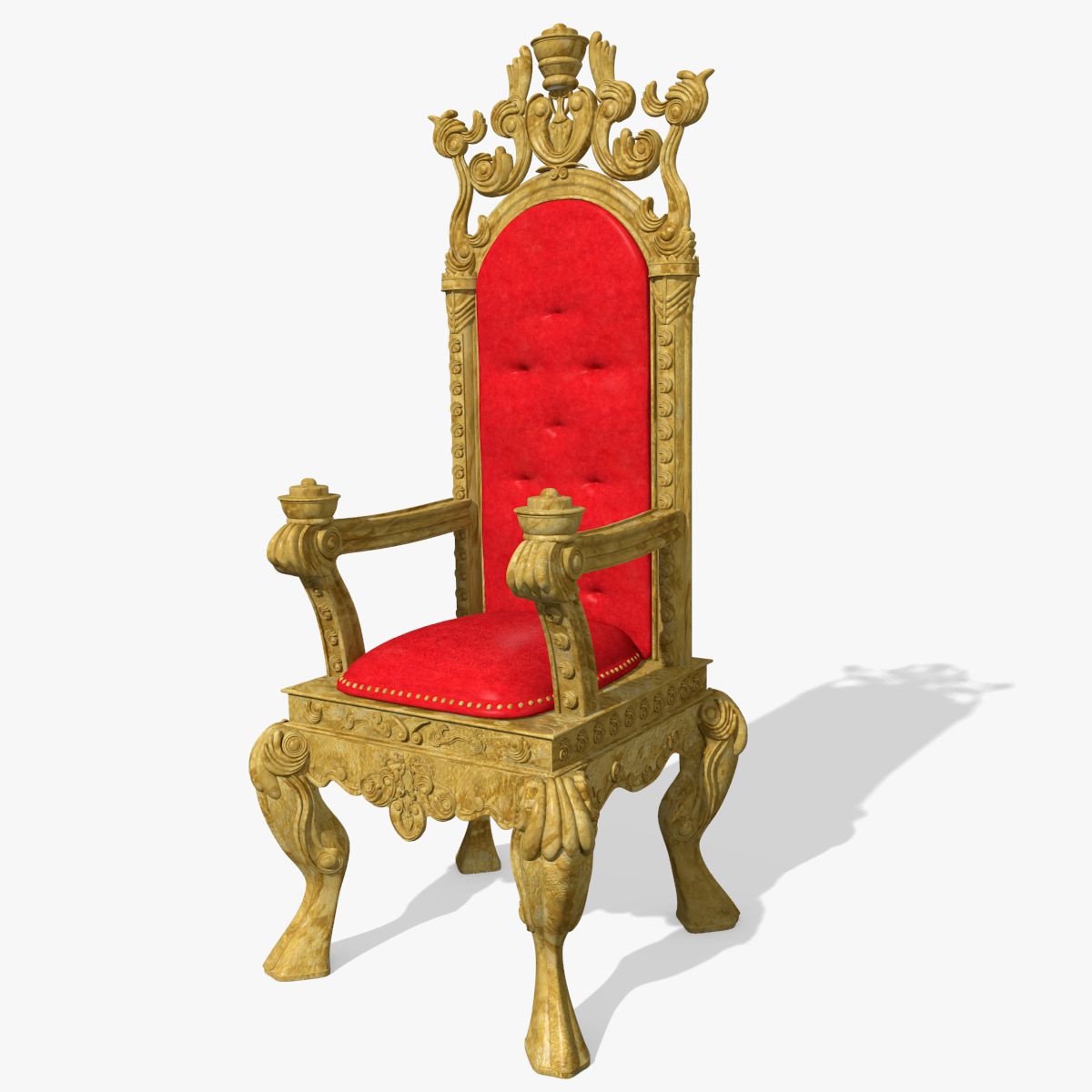 Silla del Trono de Reyes modelo 3d