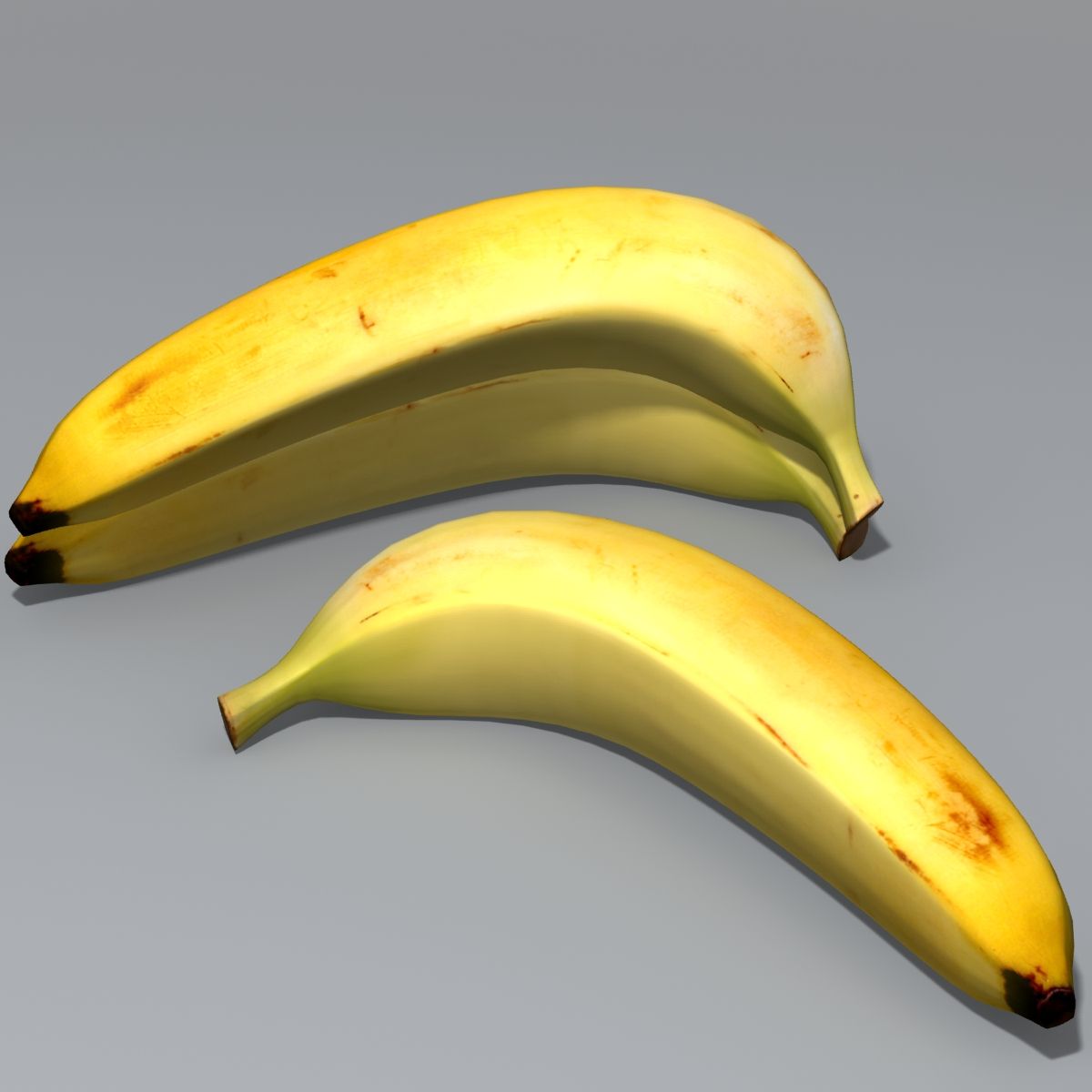 Plátano modelo 3d