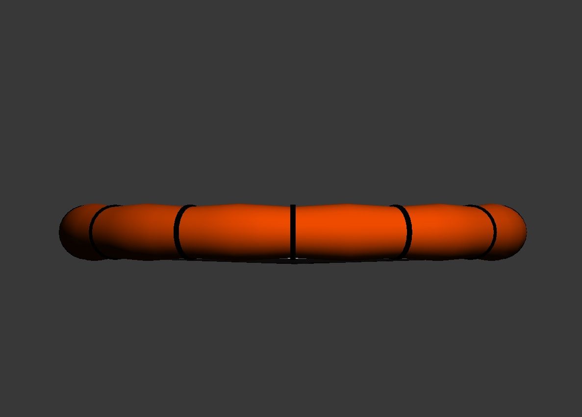 Life Raft royalty-free 3d model - Preview no. 4