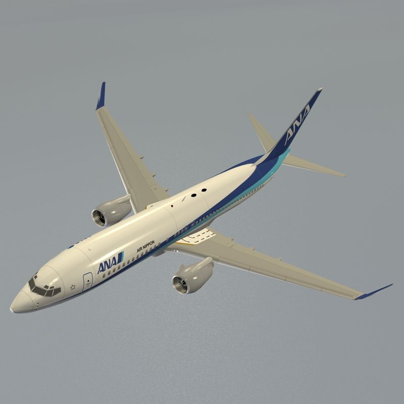 Boeing 737-800 ANA 3d model