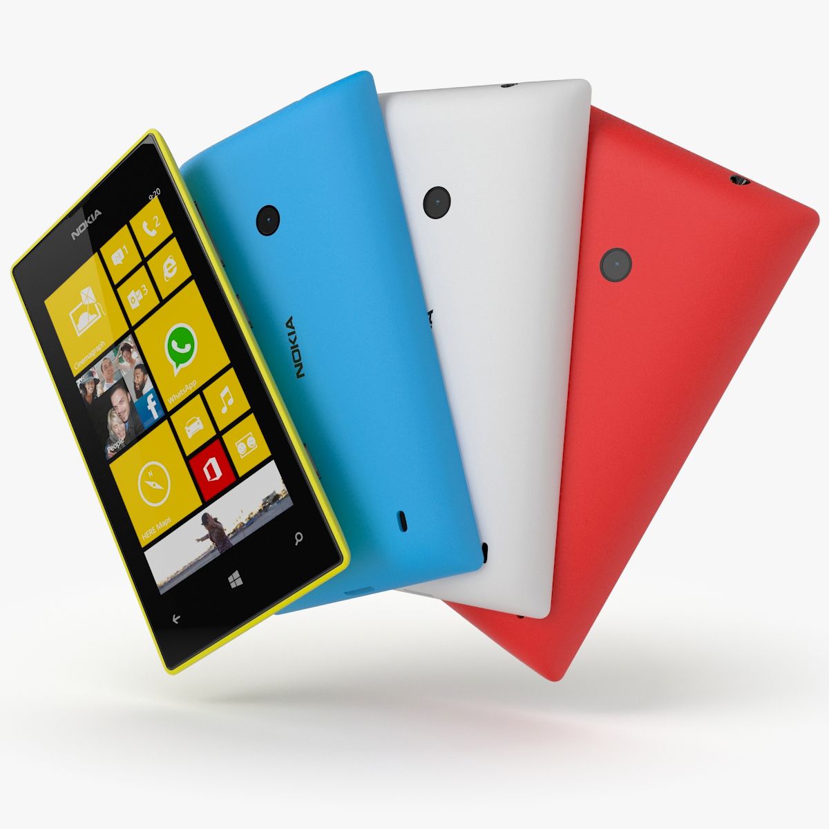 诺基亚Lumia 520 3d model