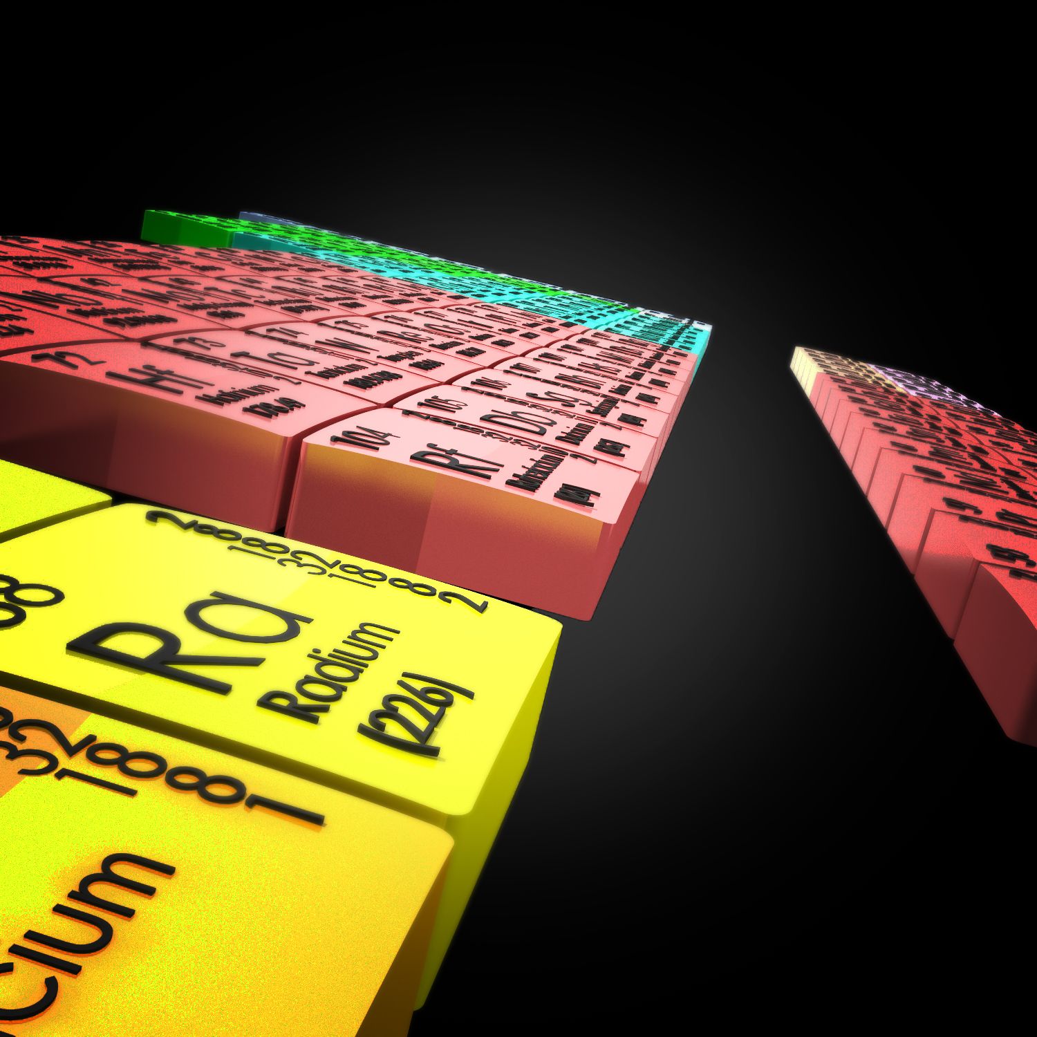 Periodiska systemet 3d model