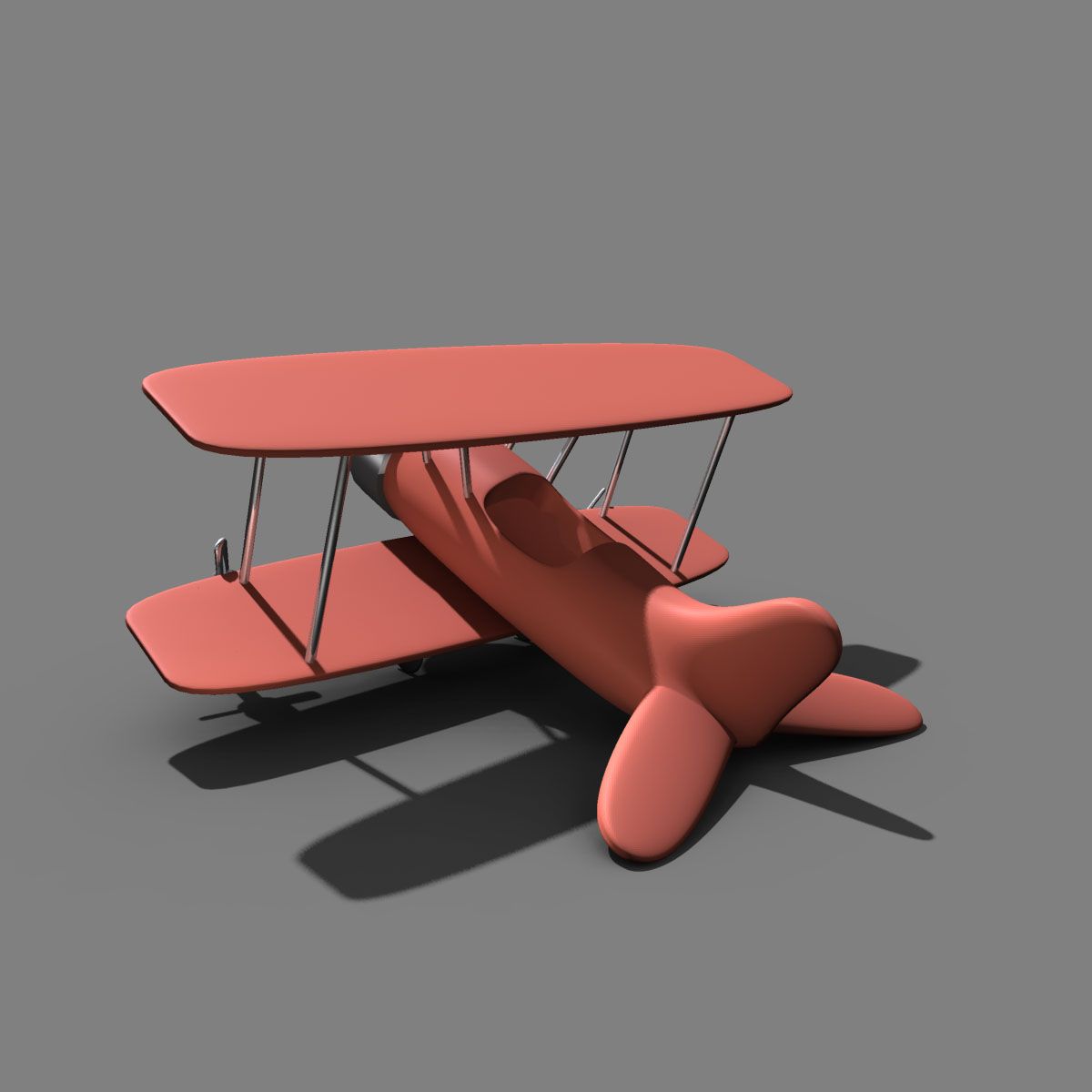 飞机玩具 royalty-free 3d model - Preview no. 4