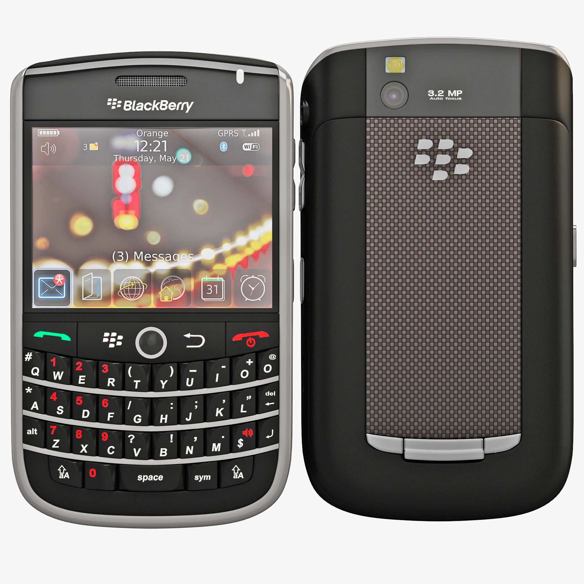 Tour Blackberry 3d model