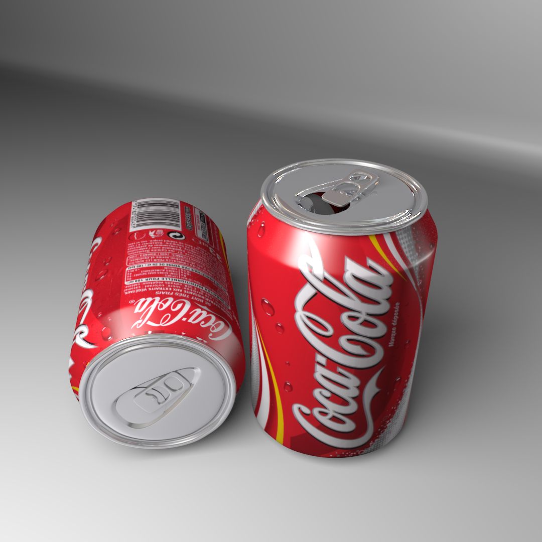 Coca-cola Soft Drink Can 3d model