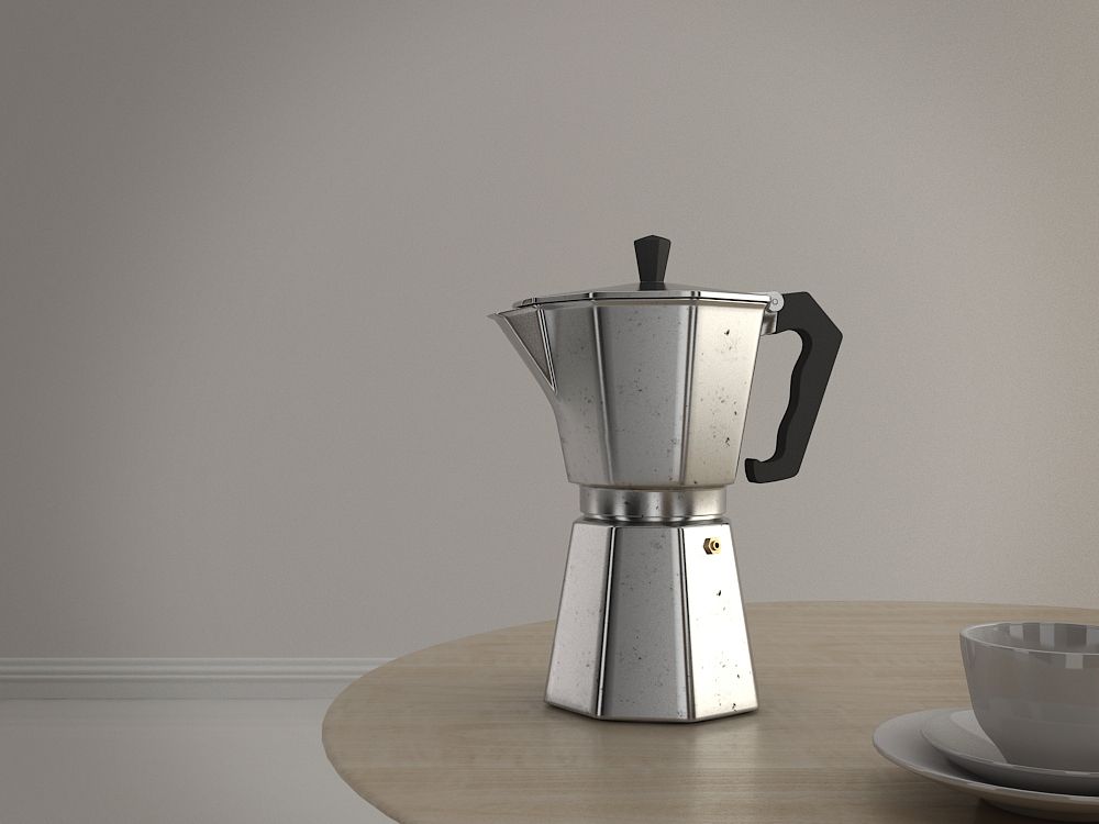 Moka Kahve Makinesi 3d model