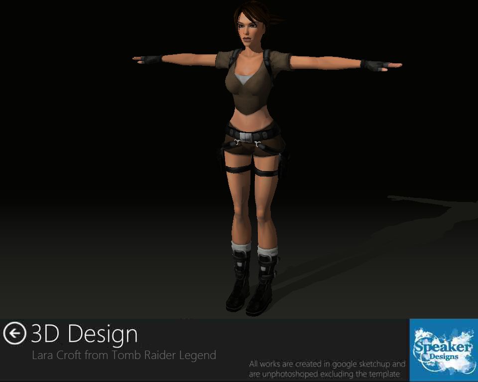 Lara Legend 3d model