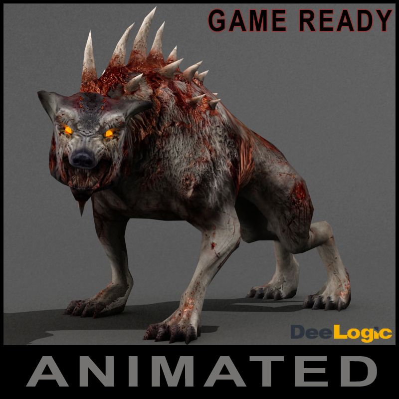 Hombre-lobo modelo 3d