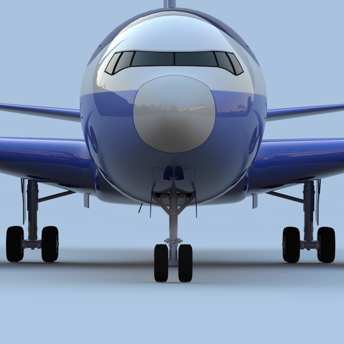 波音767-400 royalty-free 3d model - Preview no. 5