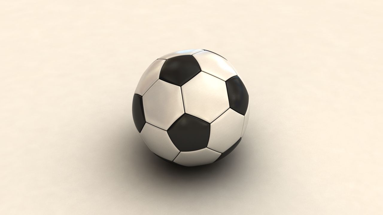 Palla da calcio 3d model