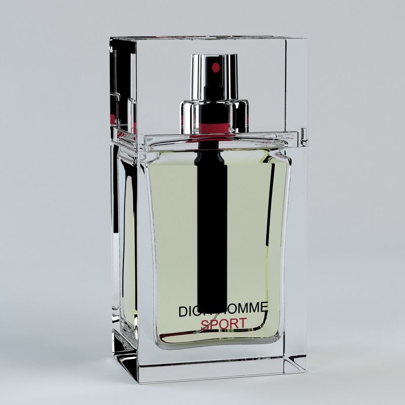 Perfume Dior Homme Sport 3d model