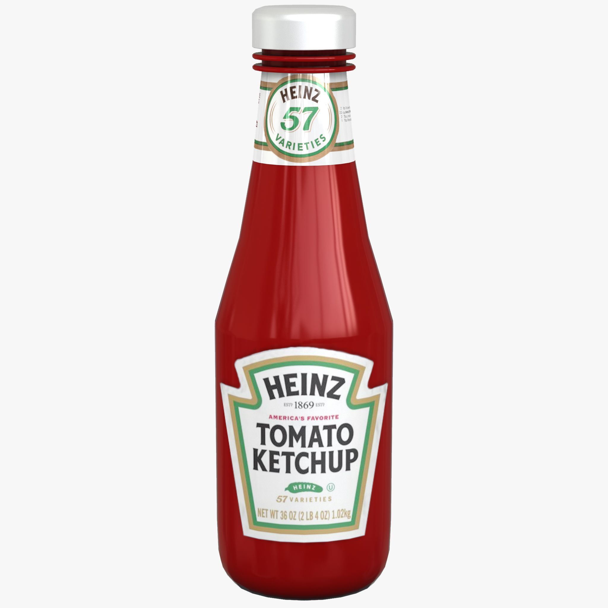 Ketchup Bottle Heinz 3d model