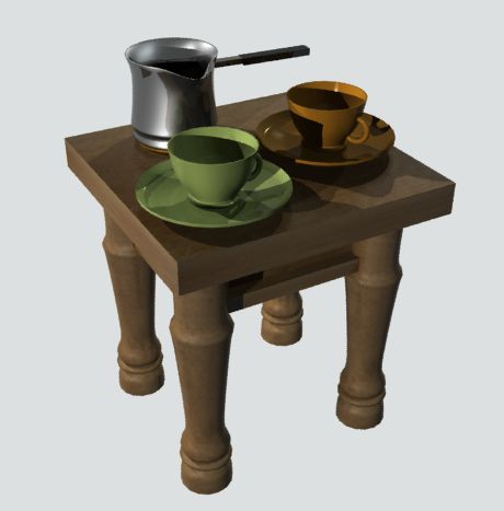 Kahve Molası 3d model