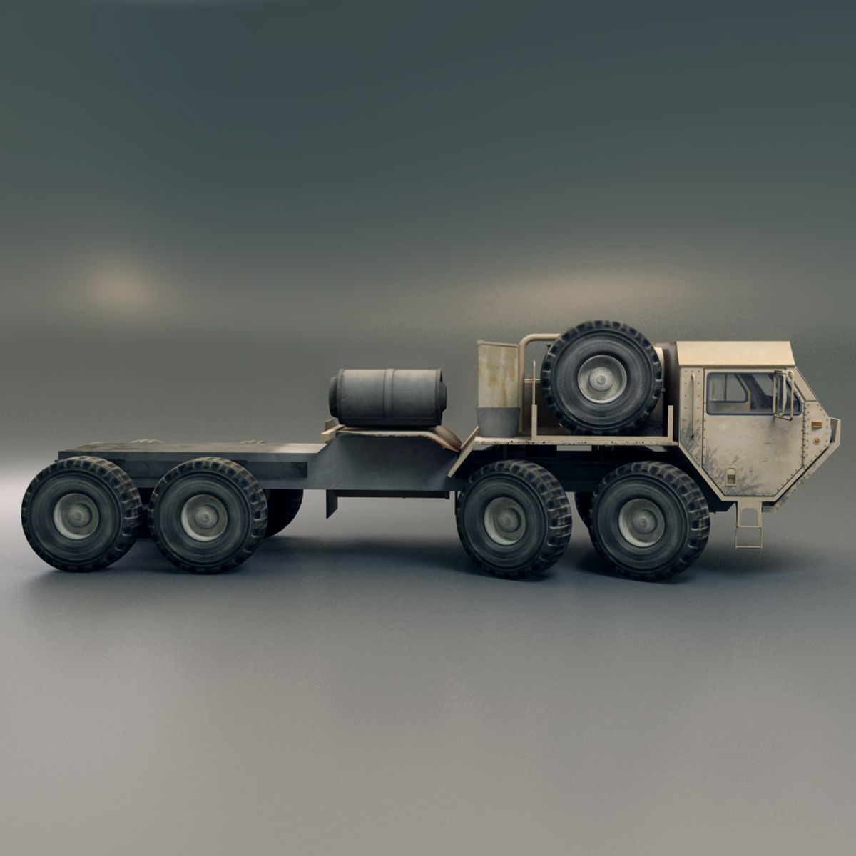 Hemtt Truck royalty-free 3d model - Preview no. 5