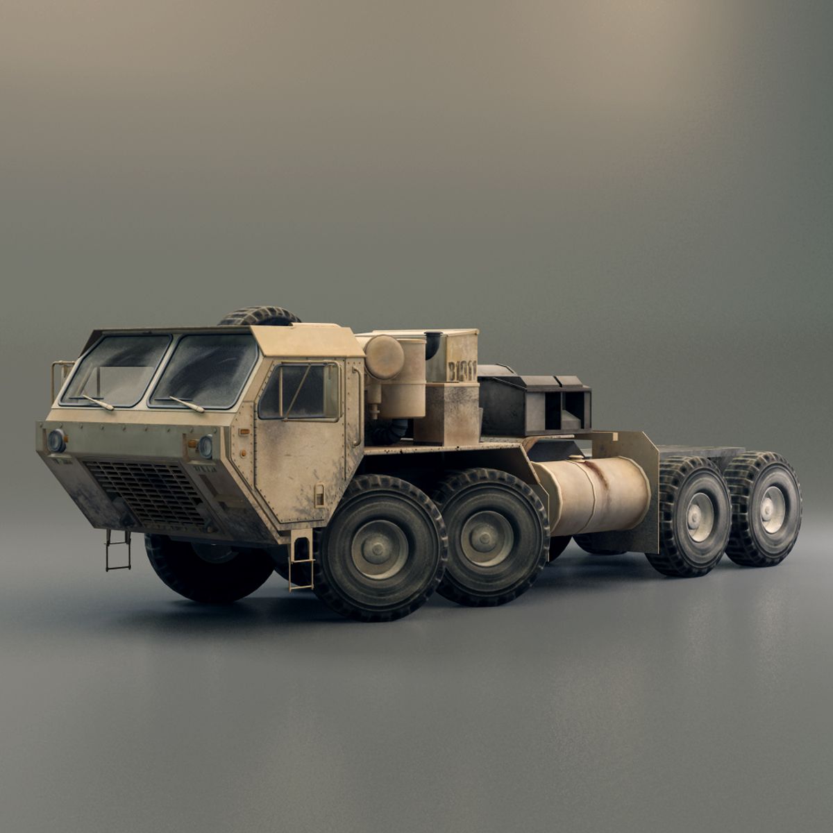 Hemtt Truck royalty-free 3d model - Preview no. 2