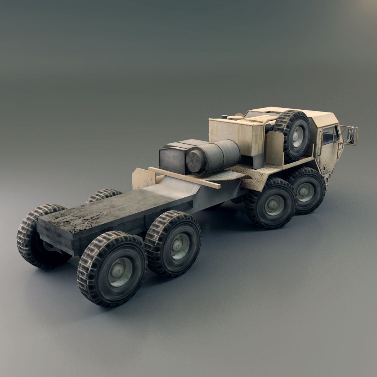 Hemtt Truck royalty-free 3d model - Preview no. 4