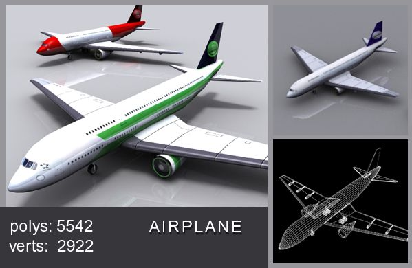 Flygplan 3d model