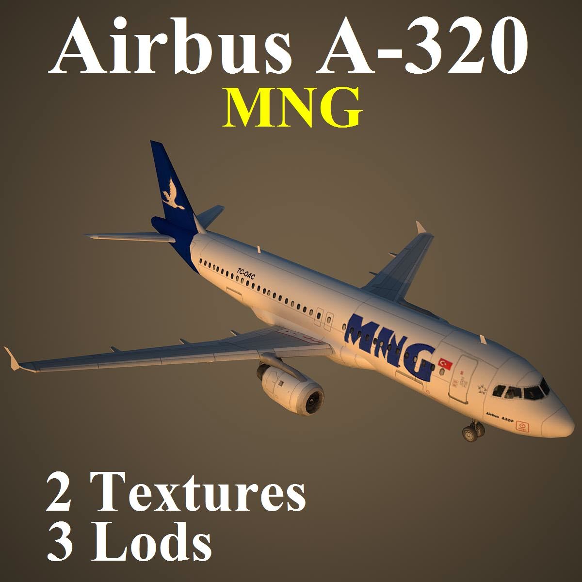 A320 MNG 3d model