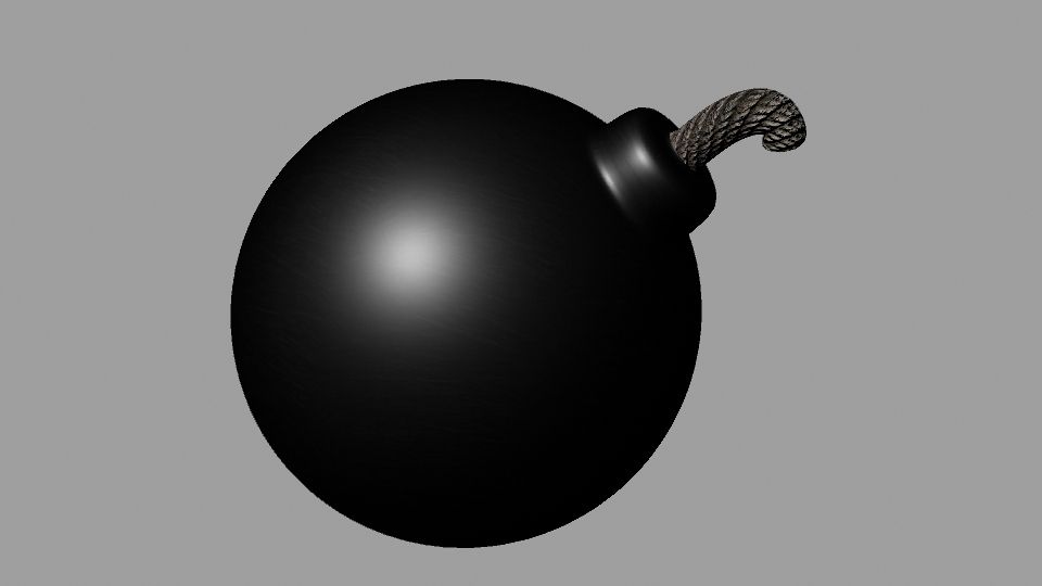 bomba 3d model