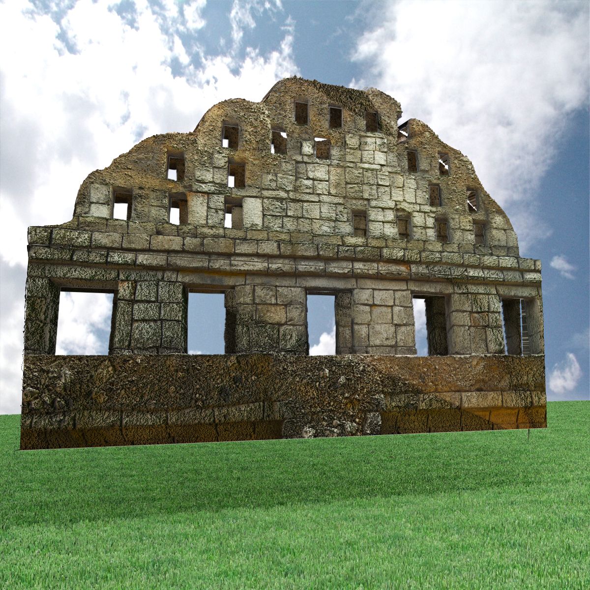 AZTEC-MUUR 3d model