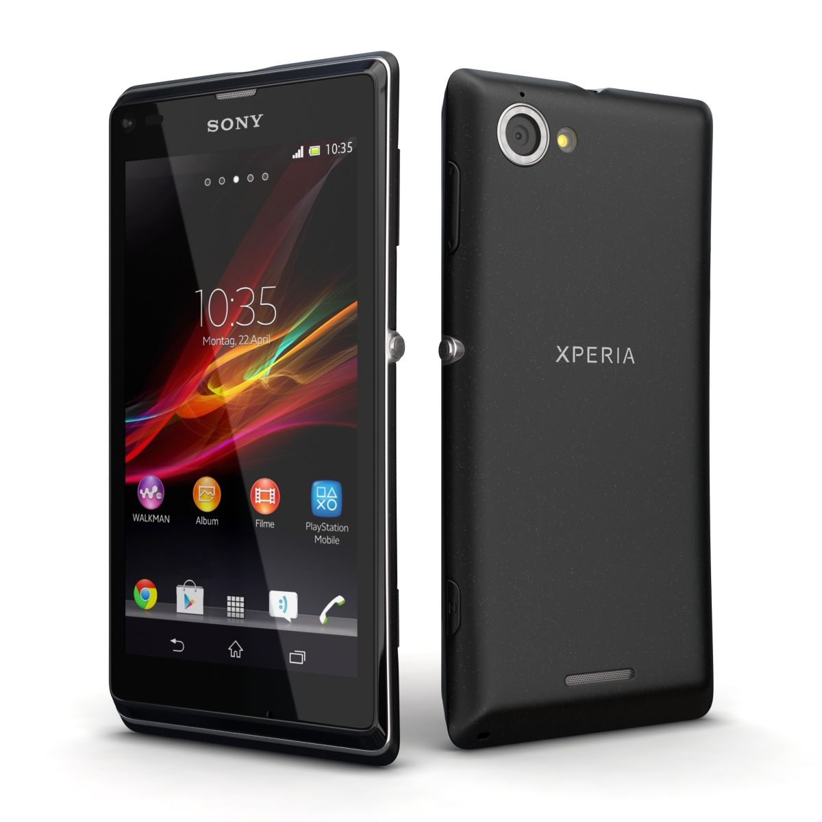 Sony Xperia L Black 3d model