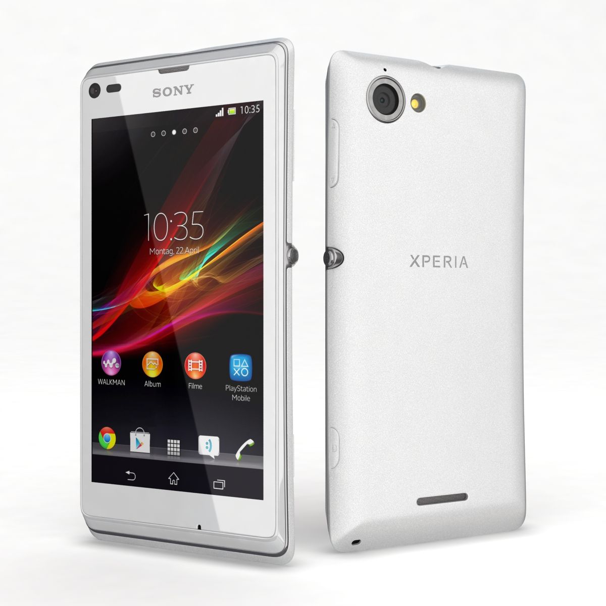 Sony Xperia L White 3d model