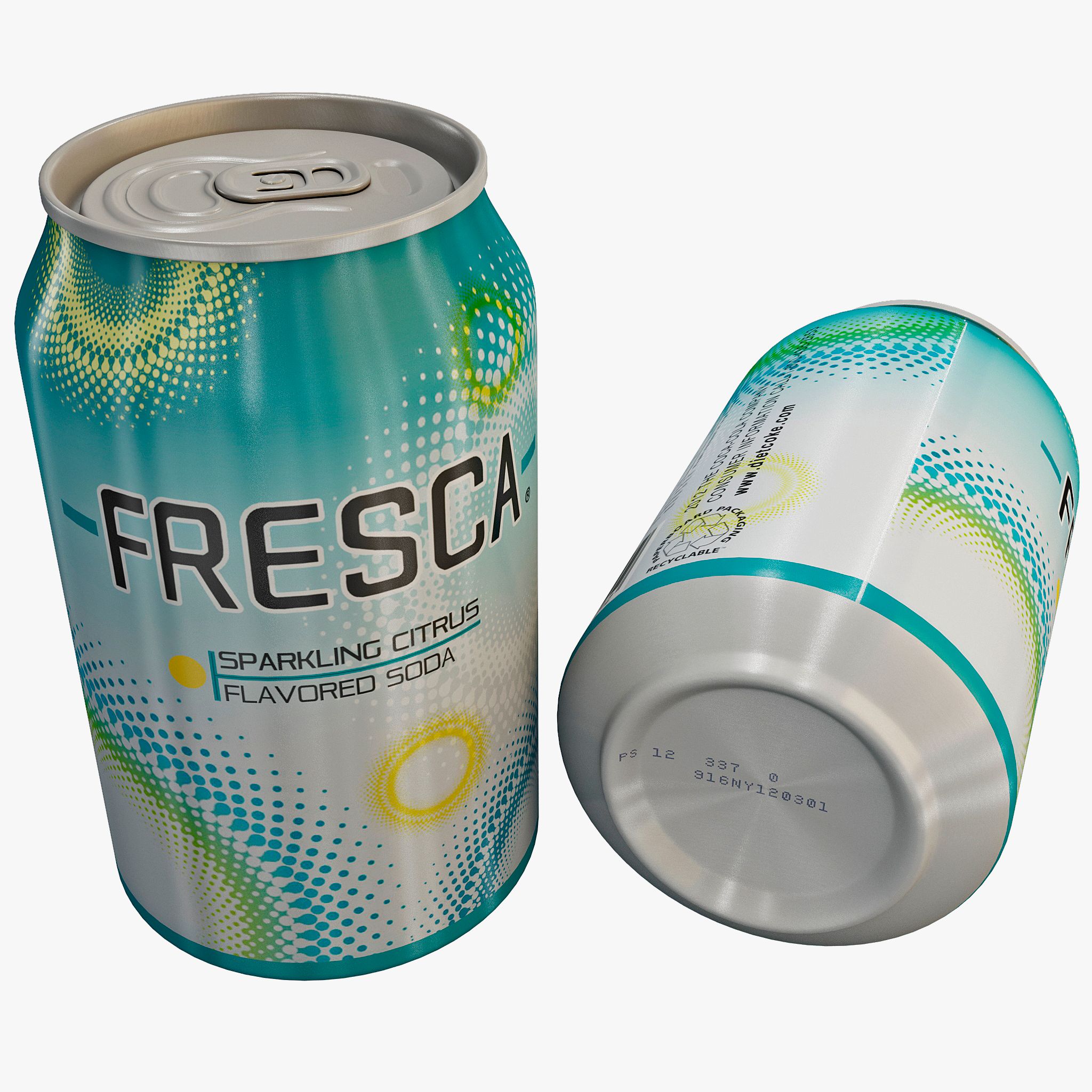 Fresca Can 3d model