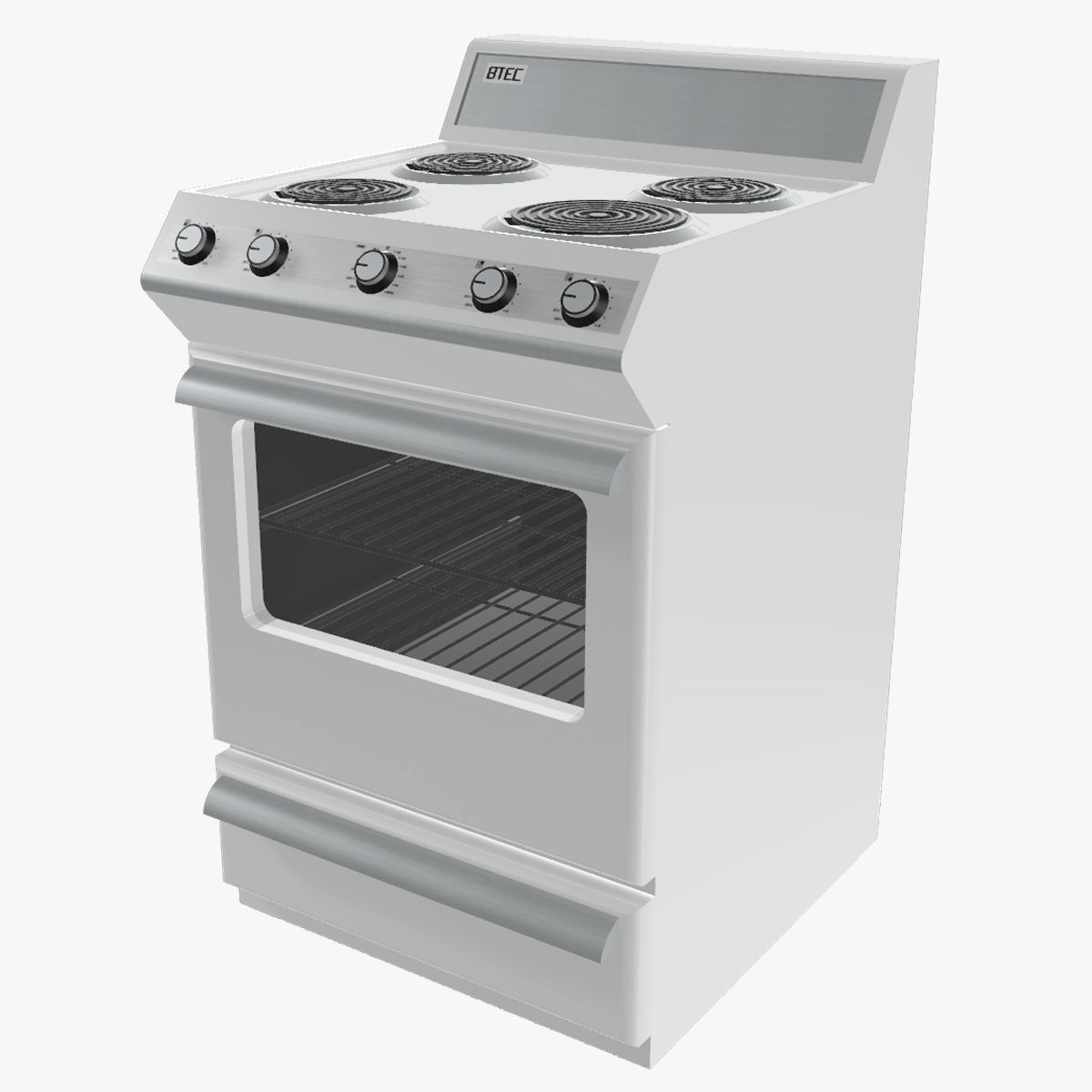 Stove Range with Oven 3d model