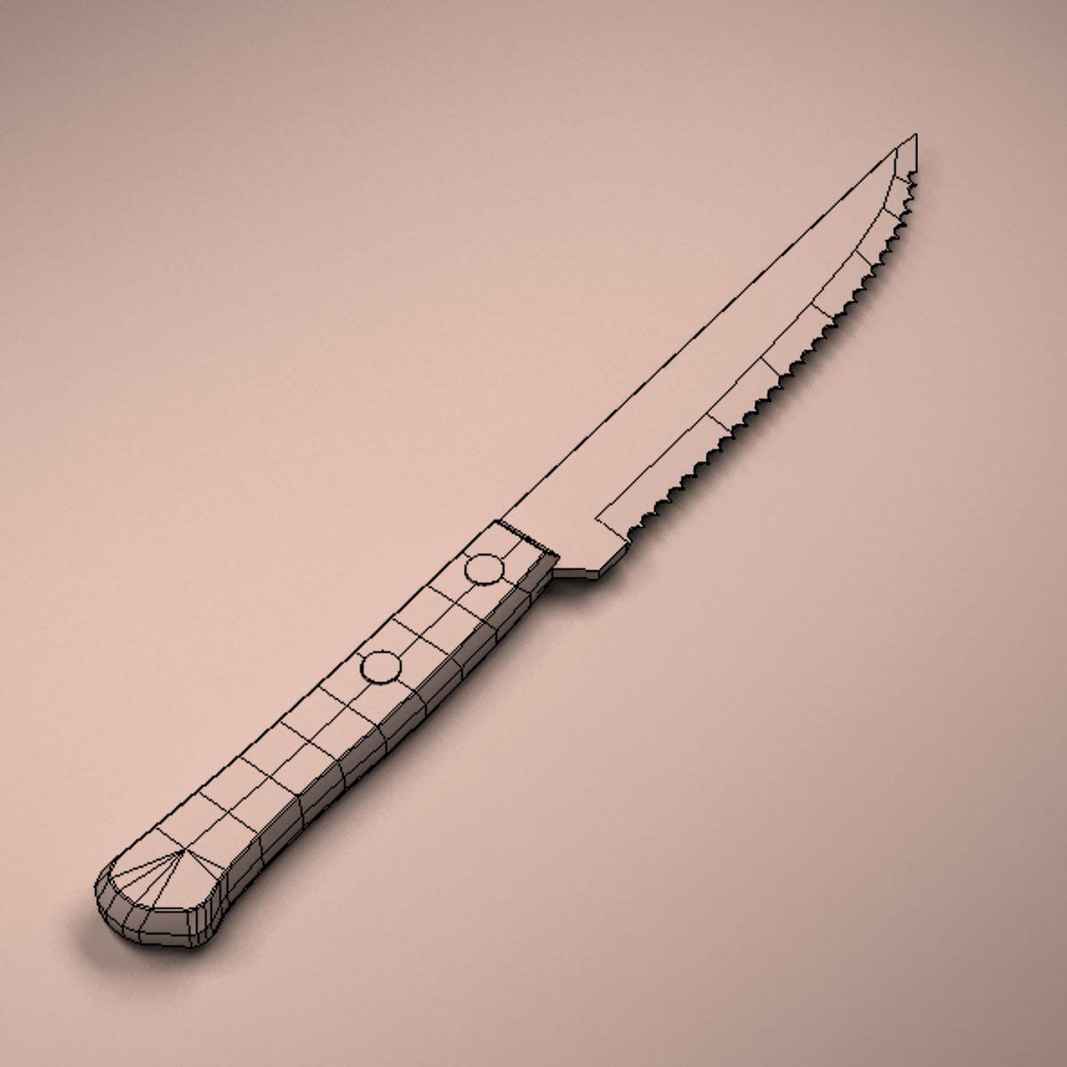 Messer royalty-free 3d model - Preview no. 14