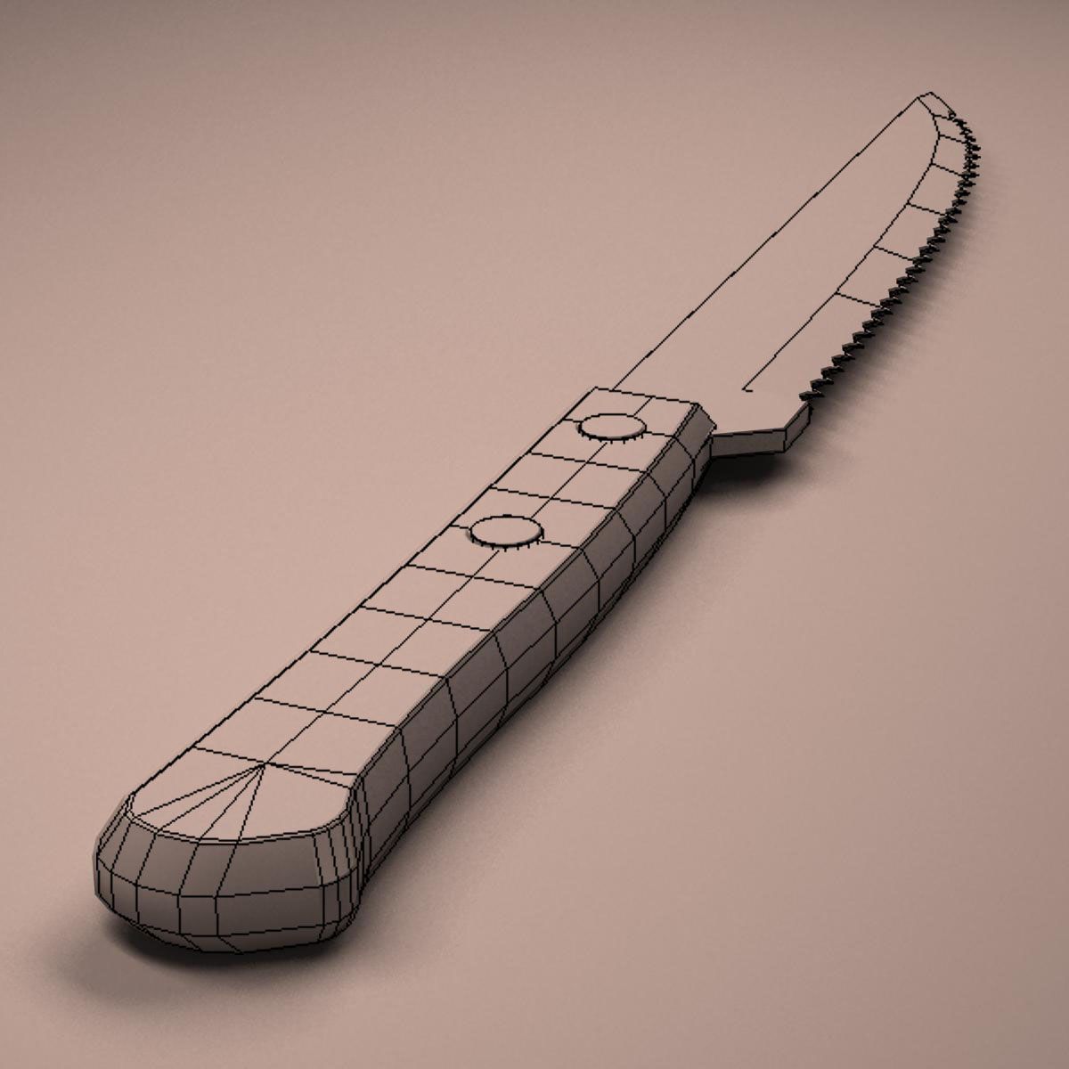 Messer royalty-free 3d model - Preview no. 21