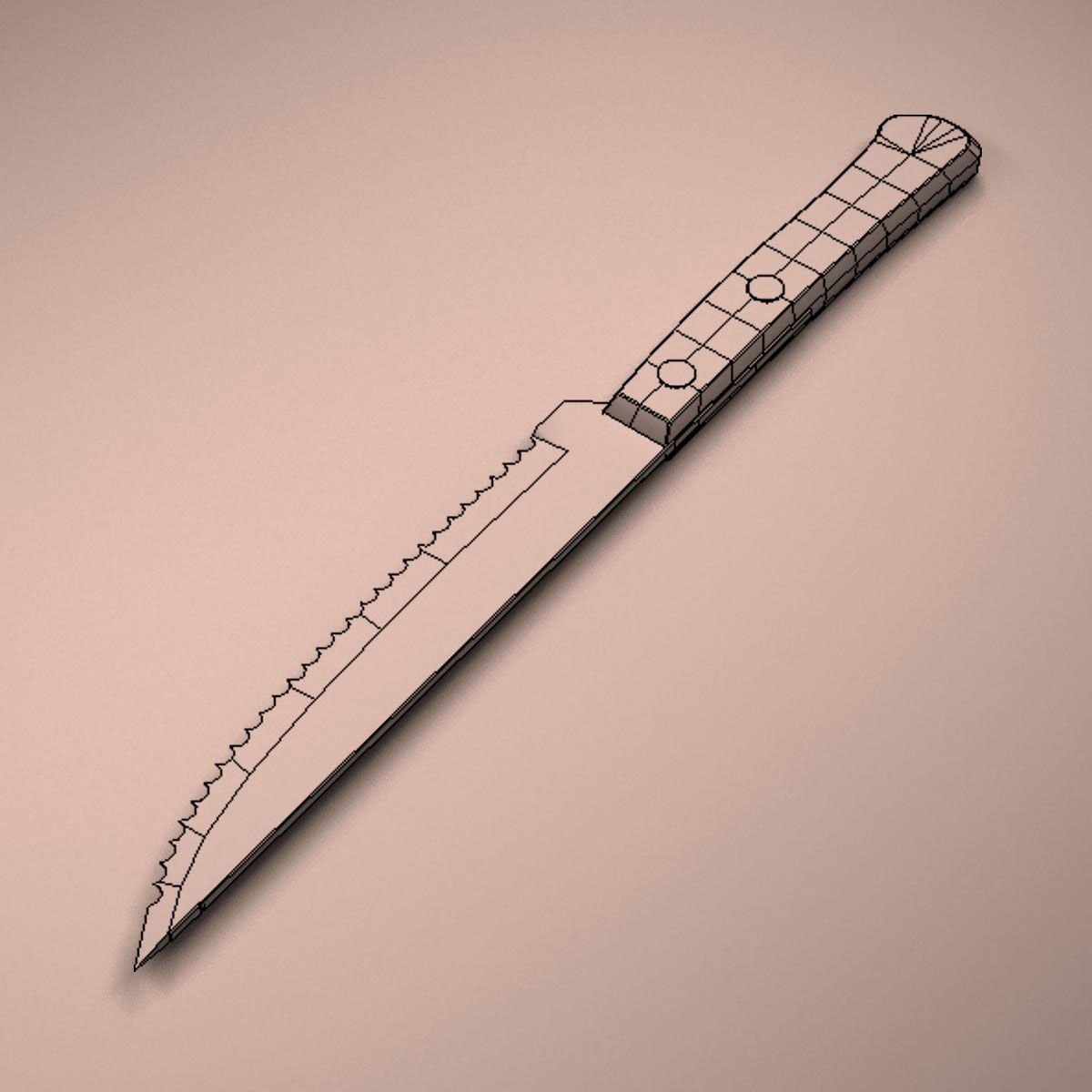 Messer royalty-free 3d model - Preview no. 18