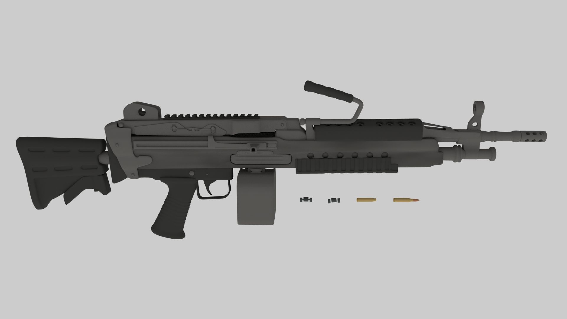 M249 Säge 3d model