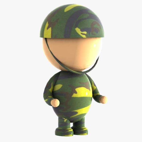 Soldier Character 3d model