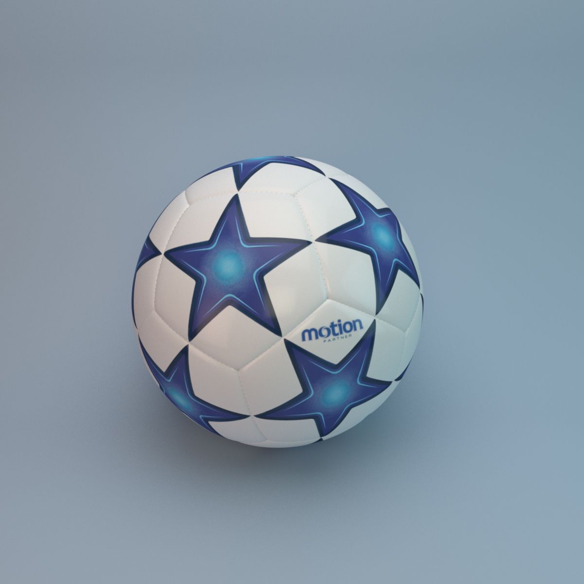 Palla da calcio royalty-free 3d model - Preview no. 5