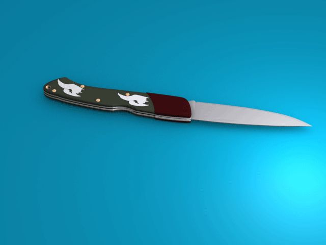 KNIV royalty-free 3d model - Preview no. 4